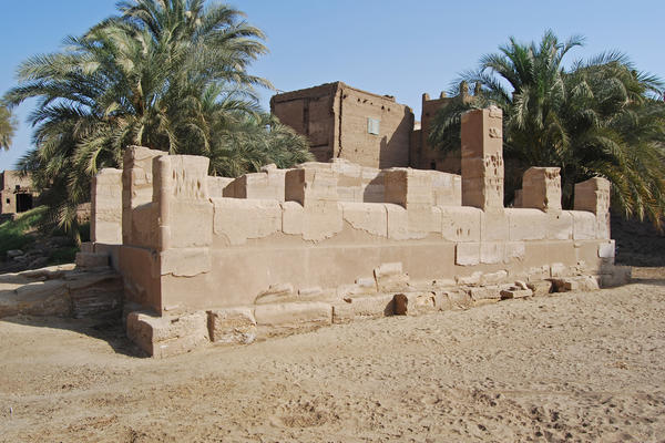 Tod (Tuphium) - Temple of Montu - barque shrine     Mohamed Kenawi/Manar al-Athar