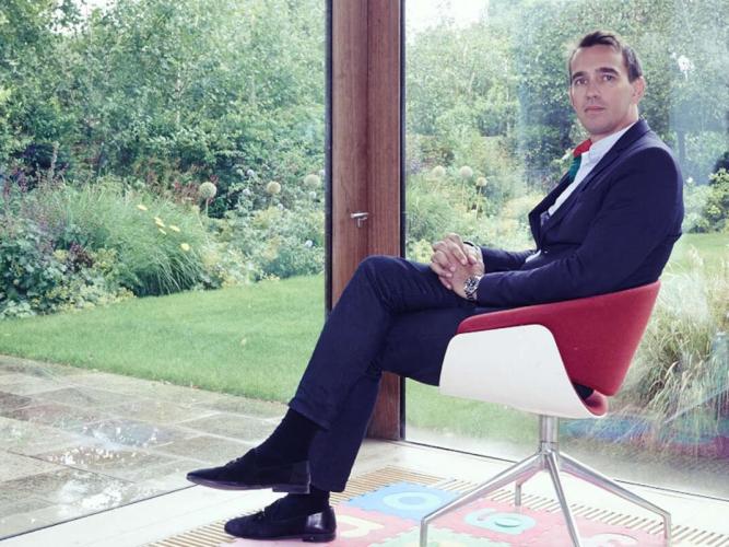 Peter Frankopan at his home in Oxford  Credit: Andy Lo Po