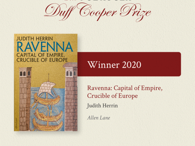 Judith Herrin's Ravenna wins Duff Cooper prize