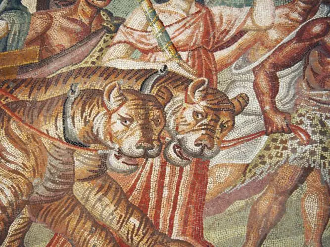 Setif - Triumph of Dionysus Mosaic (Setif Archaeological Museum)