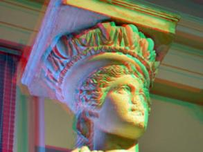 Digital reconstruction of one of the Karyatides of the Erechtheion. 