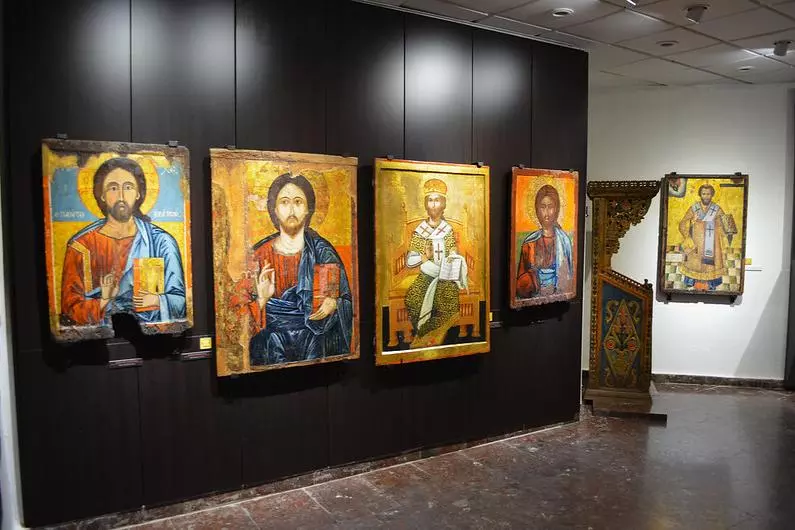 icons at the archaeological museum of nesebar